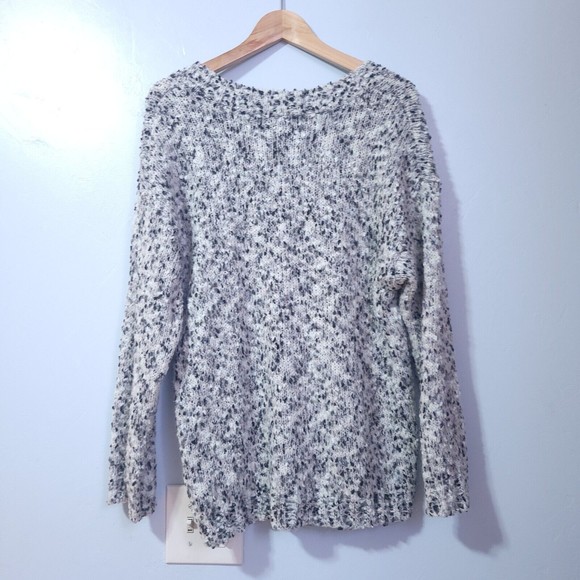 Ecote Urban Outfitters Alpaca Blend Teal Black Speckles Oversized Sweater Small - Picture 5 of 6